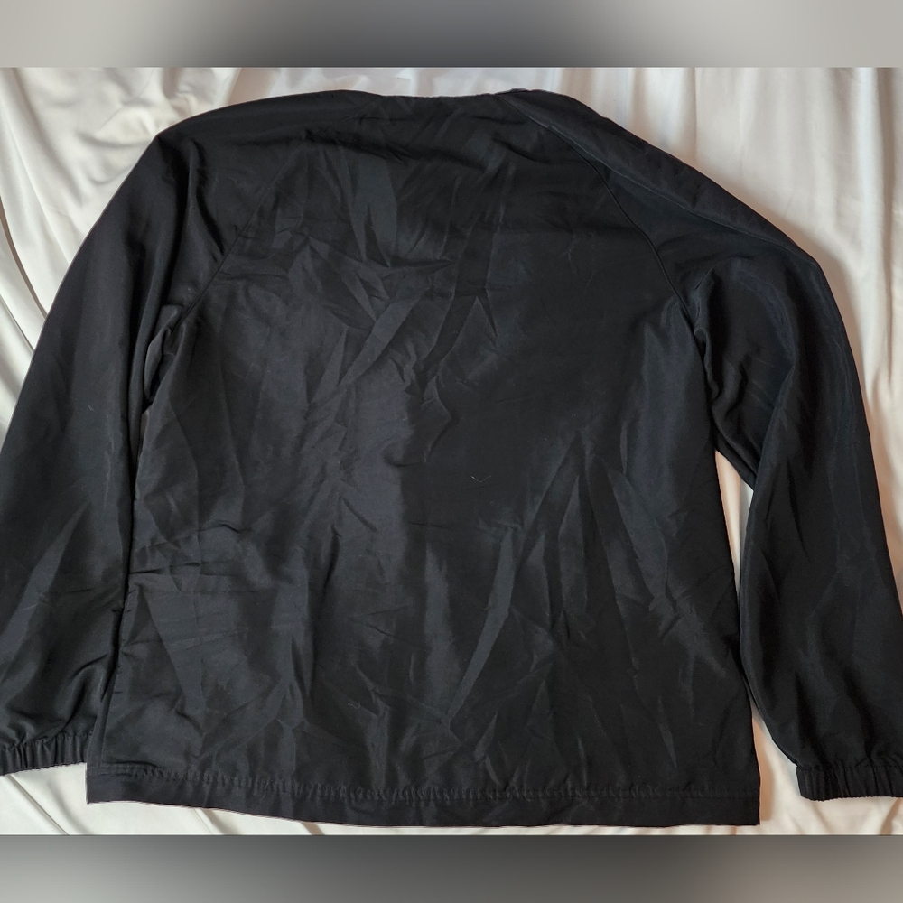 Fabletics Black Windbreaker Jacket Size Xl - image 2